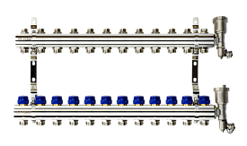 FHF-12 set коллектор+кроншт+торц.секция